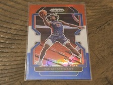2021-22 Panini Prizm #158 Isaiah Stewart Red White Blue Prizm Nmmt