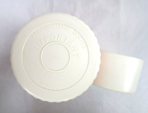 Vintage Family Products Orange Thermal Bottle Thermos 10oz Hot/Cold Made In USA - Picture 6 of 9