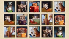 Cat Fabric 24" X44" Panel Cats Meow Scenes Animal Humor Cotton Elizabeths Studio