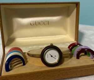 gucci interchangeable bezel watch