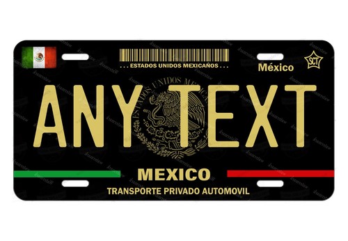 Mexico Any State Customized License Plate Novelty Auto Car ATV Bike Moped Gift - Picture 42 of 73