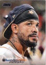 2023 Stadium Club Black Foil #282 Jose Abreu Houston Astros