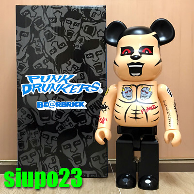 Medicom 1000% Bearbrck ~ Punk Drunkers PDS Aitsu Tottoo Ver