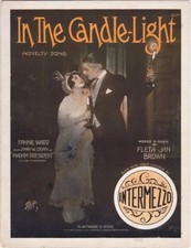 In The Candle-Light Intermezzo, Photo of John Drew & Fannie Ward, 1913, music