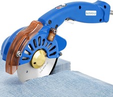 Electric Fabric Rotary Cutter Heavy Duty Speed Adjustable Fabric Scissors 100mm