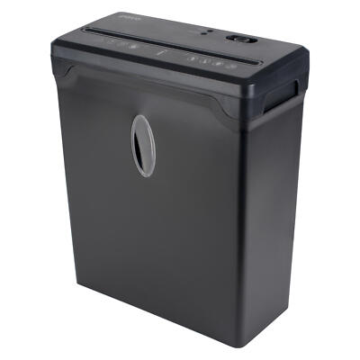 1x PAVO Crosscut Kreuzschnitt Aktenvernichter Shredder für 6 Blatt 10L Papierkor