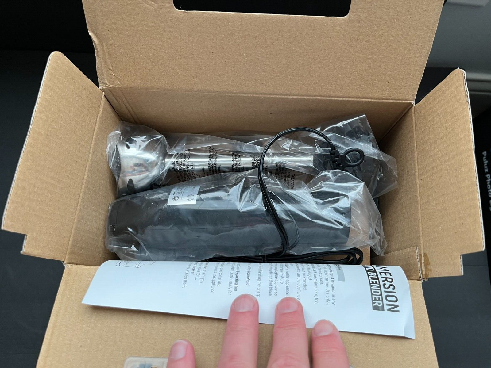 Eternal Kitchen Ideas Immersion Hand Blender Mixer Chopper Set - New in Box!