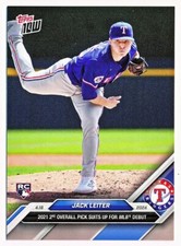 2024 Topps Now Jack Leiter 2nd Overall Pick Suits Up for MLB Debut Rc #94