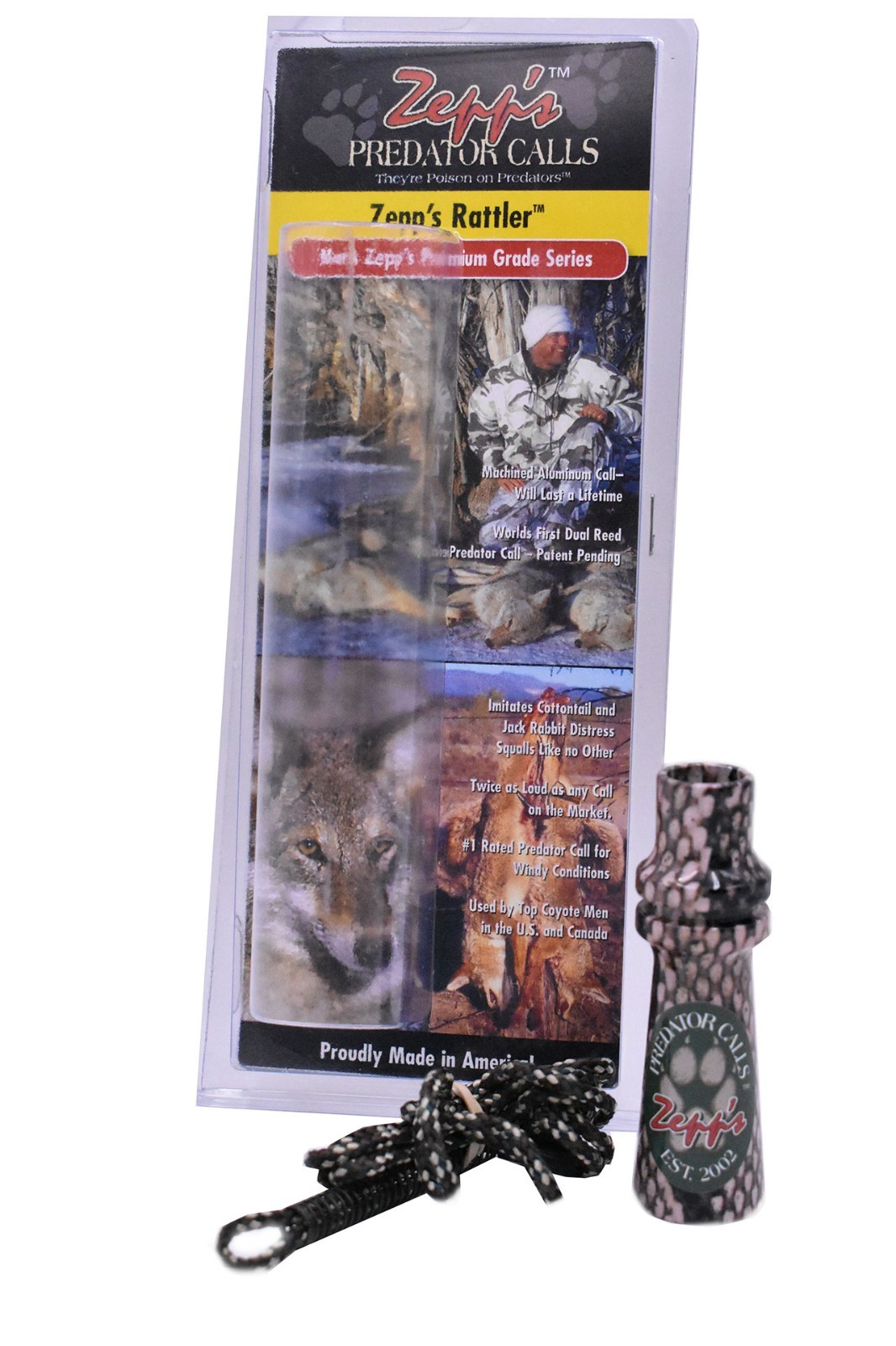 Zepp's Predator Calls and Squallers for Coyotes, Fox, Big Cats, Lions