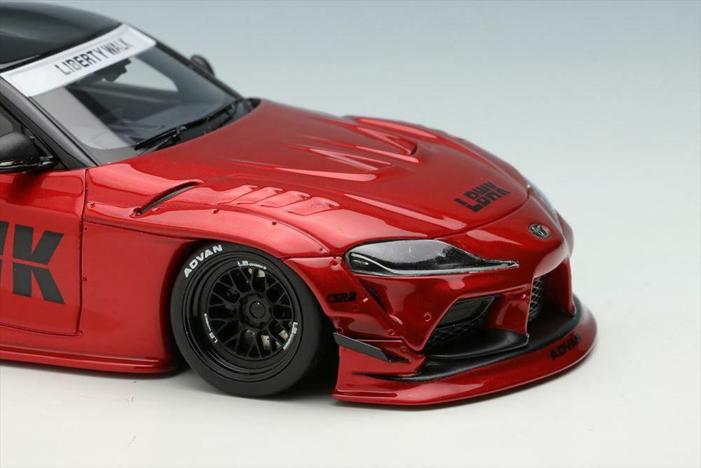 EIDOLON 1/43 LB WORKS TOYOTA GR Supra (LD97 wheel) Candy Red