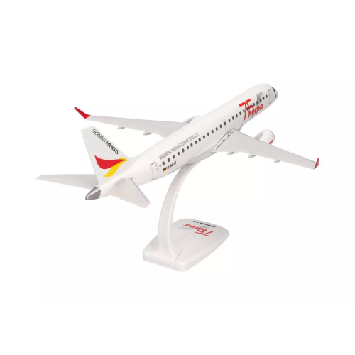 EMBRAER E190 GERMAN AIRWAYS "HERPA 75 YEARS" 1:100 Herpa Aerei Modellino - Bild 2 von 3