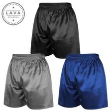 Mens Satin Boxers Shorts Nightwear Pyjamas Lounge Underwear Sport Beach Shorts