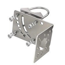 Antenna Mast Clamp Pole Mount Bracket Double U-Bolts Adjustable Starlink Kit