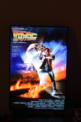 Lightbox LED Rétro-éclairée Back To The Future – Veilleuse Déco Made By PAMB3D