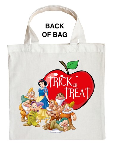 Snow White Trick or Treat Bag, Personalized Snow White Halloween Bag - Picture 2 of 2