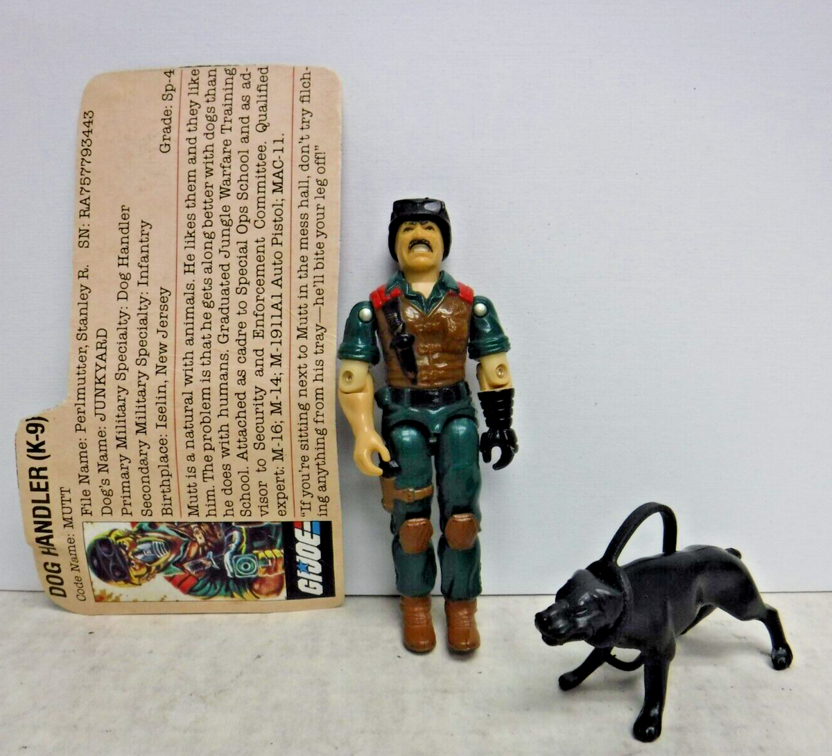 Mutt G.I. Joe Hasbro Vintage 1984 4