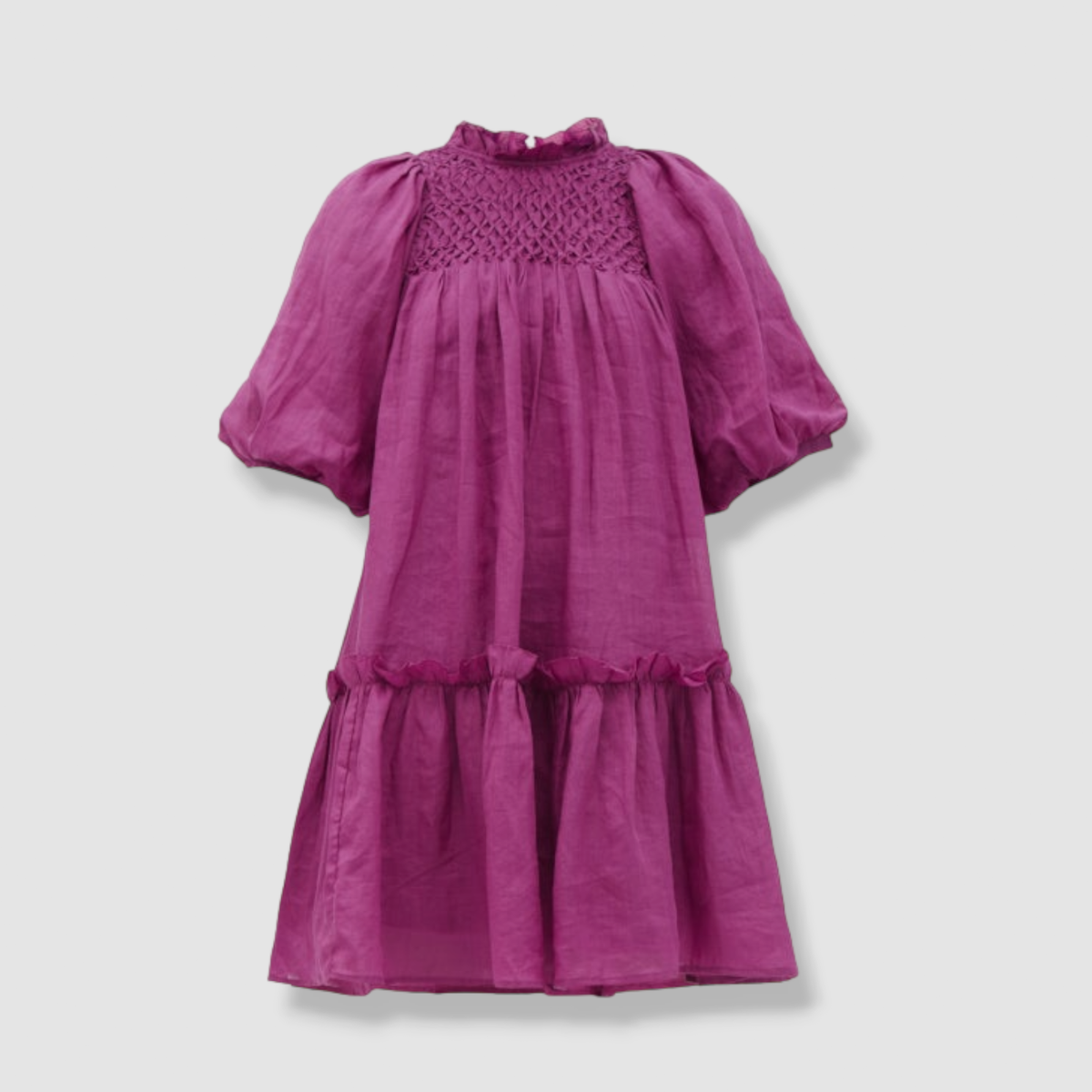 sea new york purple dress Sea Geneva Lantern-Sleeve Dress, Pink, Women's, XX-Small