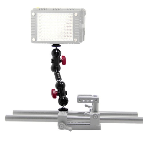 CAMVATE 1/4" Articulating Magic Arm 360° Mount Aluminum for Monitor LED Light DV - 第 1/6 張圖片