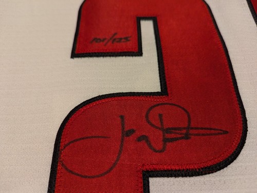TEAM CANADA 2002 SALT LAKE CITY OLYMPICS NIKE NIEUWENDYK IIHF JERSEY AUTOGRAPHED - Picture 4 of 8