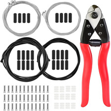 Premium Bike Brake Cable Kit - 87 PCS with Stainless Steel Wire Cutter