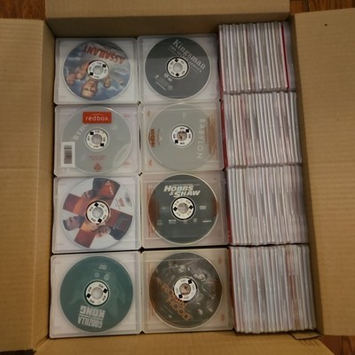 Huge Lot Of 240 DVDs In Redbox Cases Random Assortment Collection 