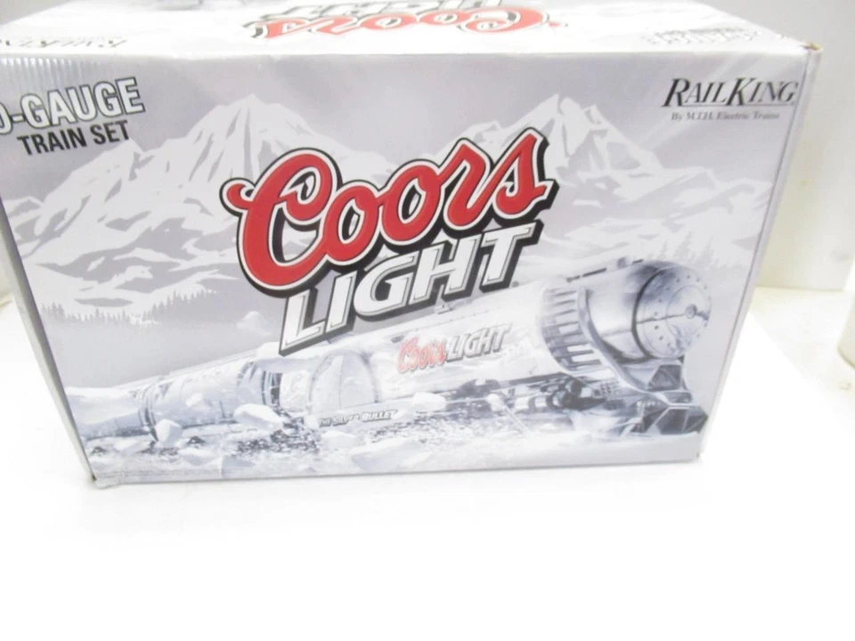 MTH TRAINS - 30-1433-1 COORS LIGHT TRAIN SET- MINT - H1 - Image 2 of 4