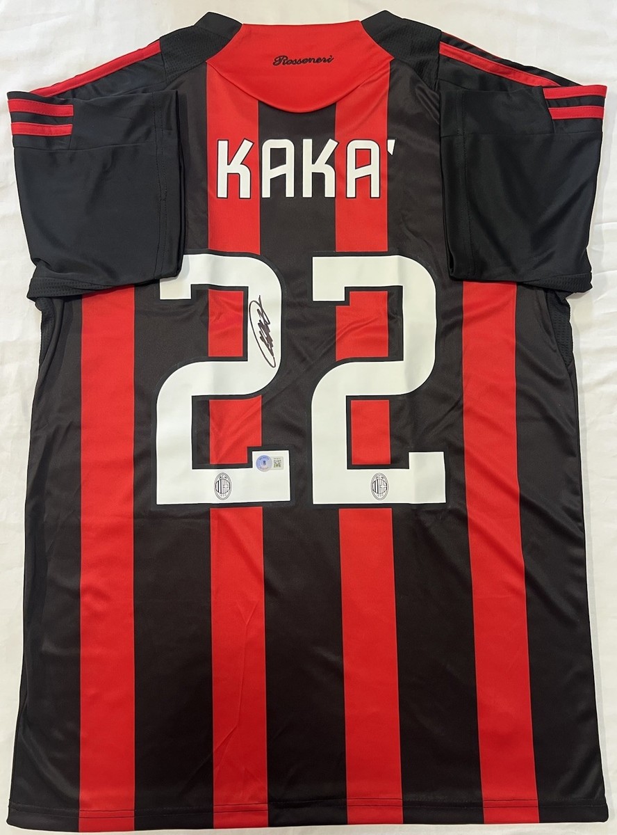 KAKA' サイン入り ACミラン 22番ユニフォーム　BECKETT証明付き Ricardo Kaká AC Milan Signed Autographed Adidas Jersey Beckett COA