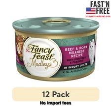 (12 pack) Purina Fancy Feast Medleys Kitten Food, Wet Cat Food, 3 oz Can
