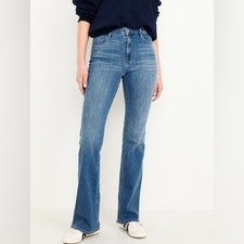 Old Navy women's jeans high rise wow flare Stretch casual staple everyday size 4