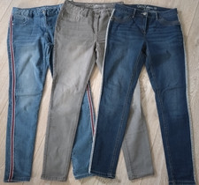 3Stück GINA denim Jeggings 40 Treggings slim fit StretchJEANS GalonSTREIFEN