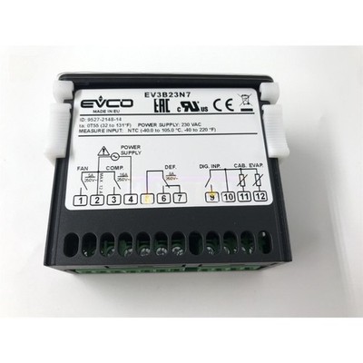1pcs New For EVCO Temperature Controller EV3B23N7 = EVKG23N7 &ex