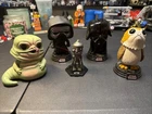 Star Wars Funko Pop Bobble Head Lot, Darth Vader, Kylo Ren, Porg, Jabba, IG-11