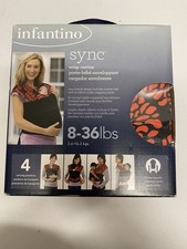 Infantino Sync Baby Carrier   Wrap Style with Lumbar Support 8  36 lbs