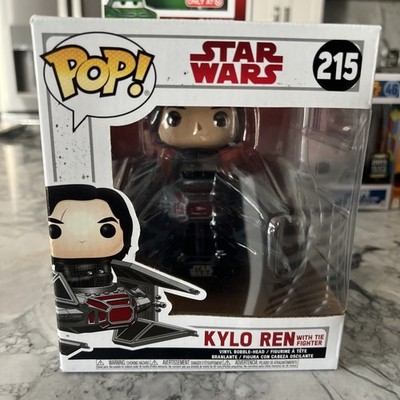 Funko Pop! 215 Star Wars: The Last Jedi BOBBLE HEAD Kylo Ren W/ TIE Fighter