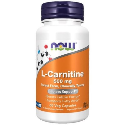 L-Carnitin 500 mg 60 Veg-Kapseln Now Foods