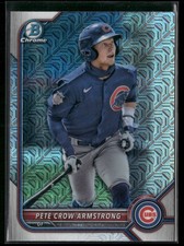 2022 Bowman Chrome #BCP-198 Pete Crow-Armstrong Prospects Mojo Refractor