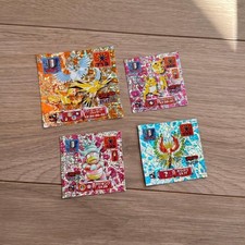 CoroCoro Comic Appendix Pok mon Strongest Seal Retsuden 4-sheet set