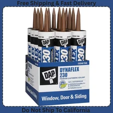 DAP Dynaflex 230 Cedar Tan Latex Door/Siding/ Window Sealant 10.1 oz Case of 12