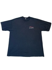 Vintage 90s Star Trek TNG Embroidered Tee Single Stitch Black Made in USA XXL