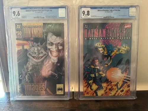 Graded Comic Lot (Batman/Punisher - CGC 9.8 & Batman #50 - CGC 9.6)