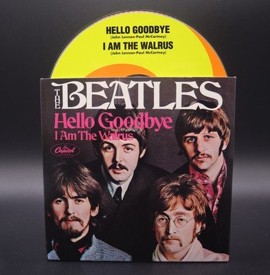 The Beatles HELLO GOODBYE / I AM THE WALRUS - US Capitol promo CD single MINT