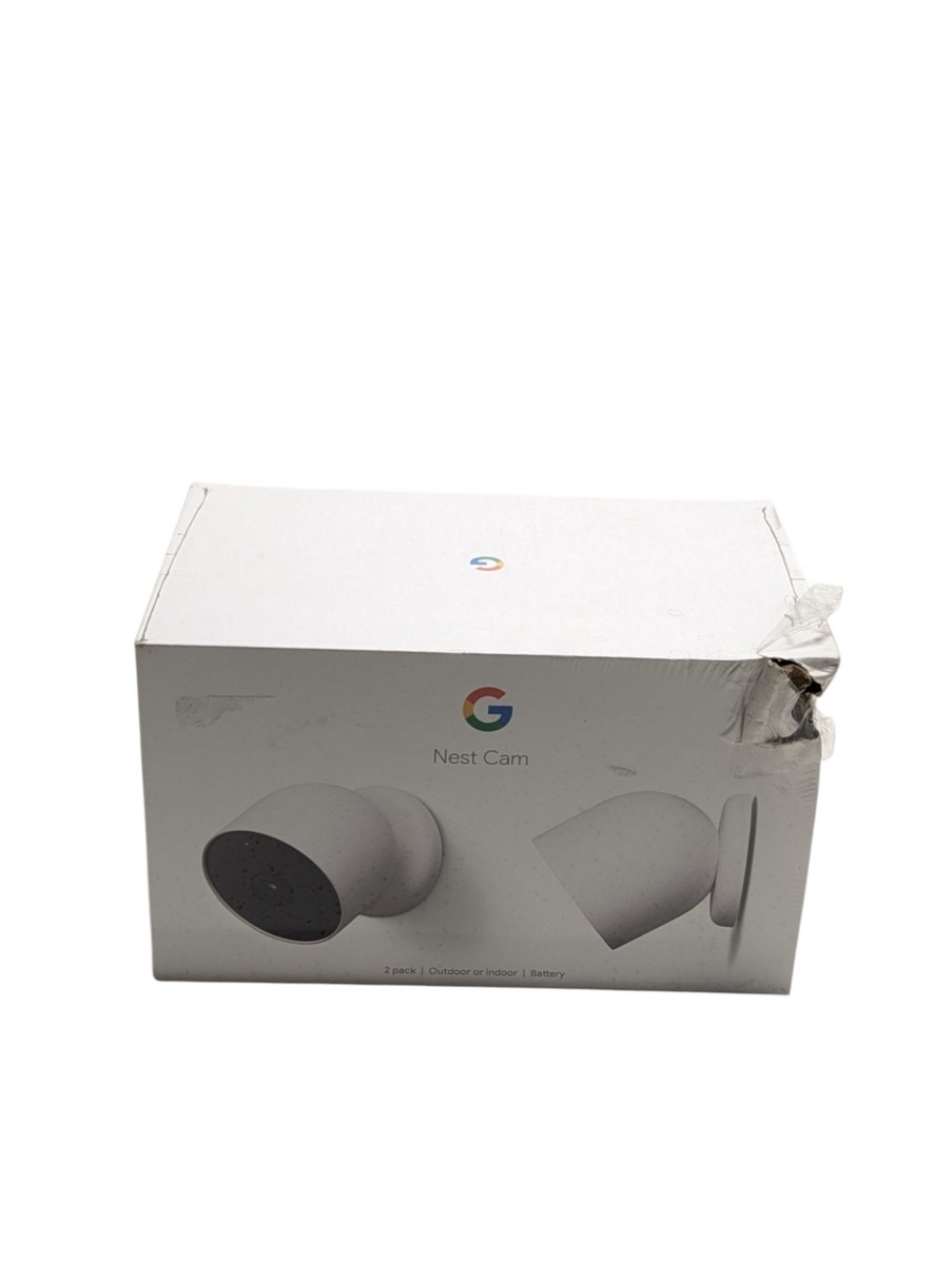 Google Nest Cam ホワイト 24時間監視　2台セット Amazon.com : Google Nest Cam Outdoor or Indoor, Battery
