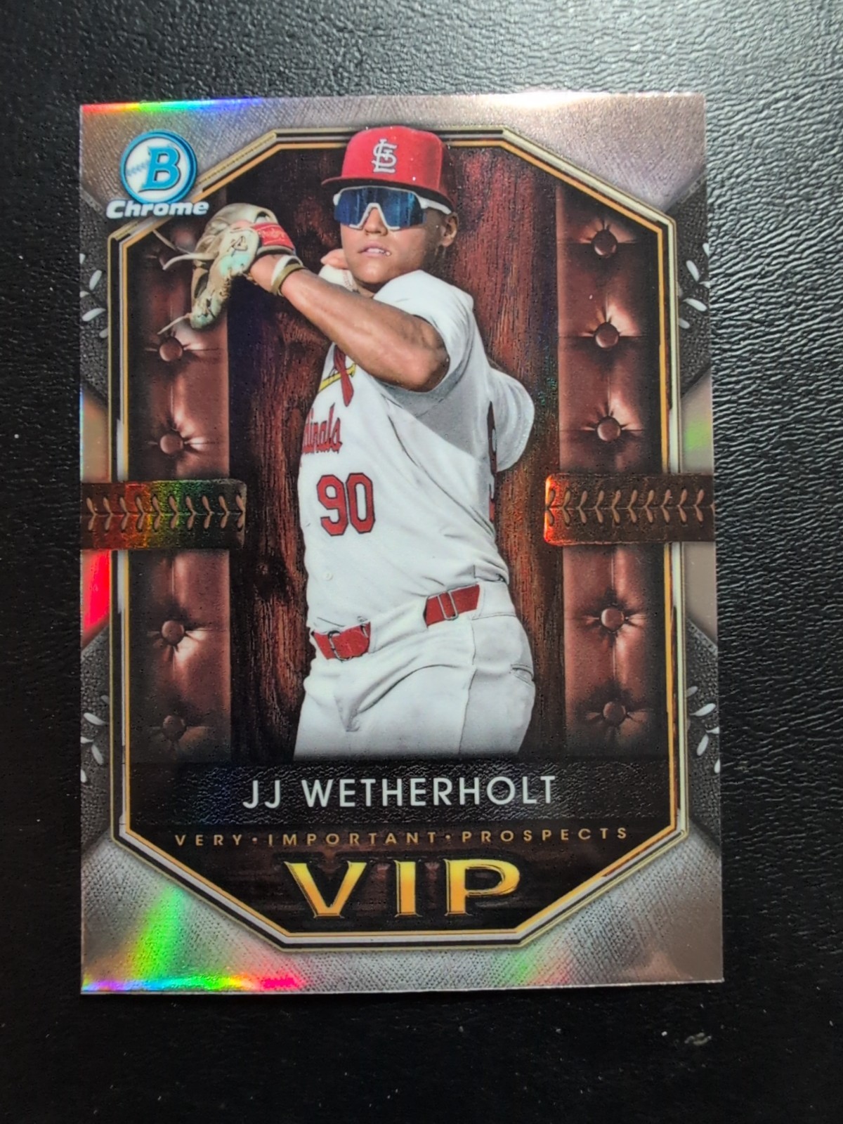 2025 Bowman Chrome JJ Wetherholt #VIP-18 Prospect Insert Cardinals 1st