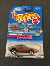 Hot Wheels Ferrari 308 Collector 186 Black Interior RARE P18.