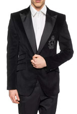 Dolce & Gabbana Gold Classic Stretch Cotton Suit Shirt Anzug Tuxedo Hemd New 38