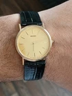 Vintage Men's Seiko 14K Solid Gold Quartz 7N01-6869 Wristwatch RARE!!
