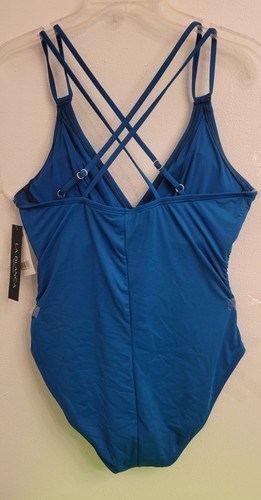 La Blanca Damen NEU ETIKETT blau 12 Island Göttin Kreuz Riemen Bügel PAD 1 Stück - Bild 9 von 21