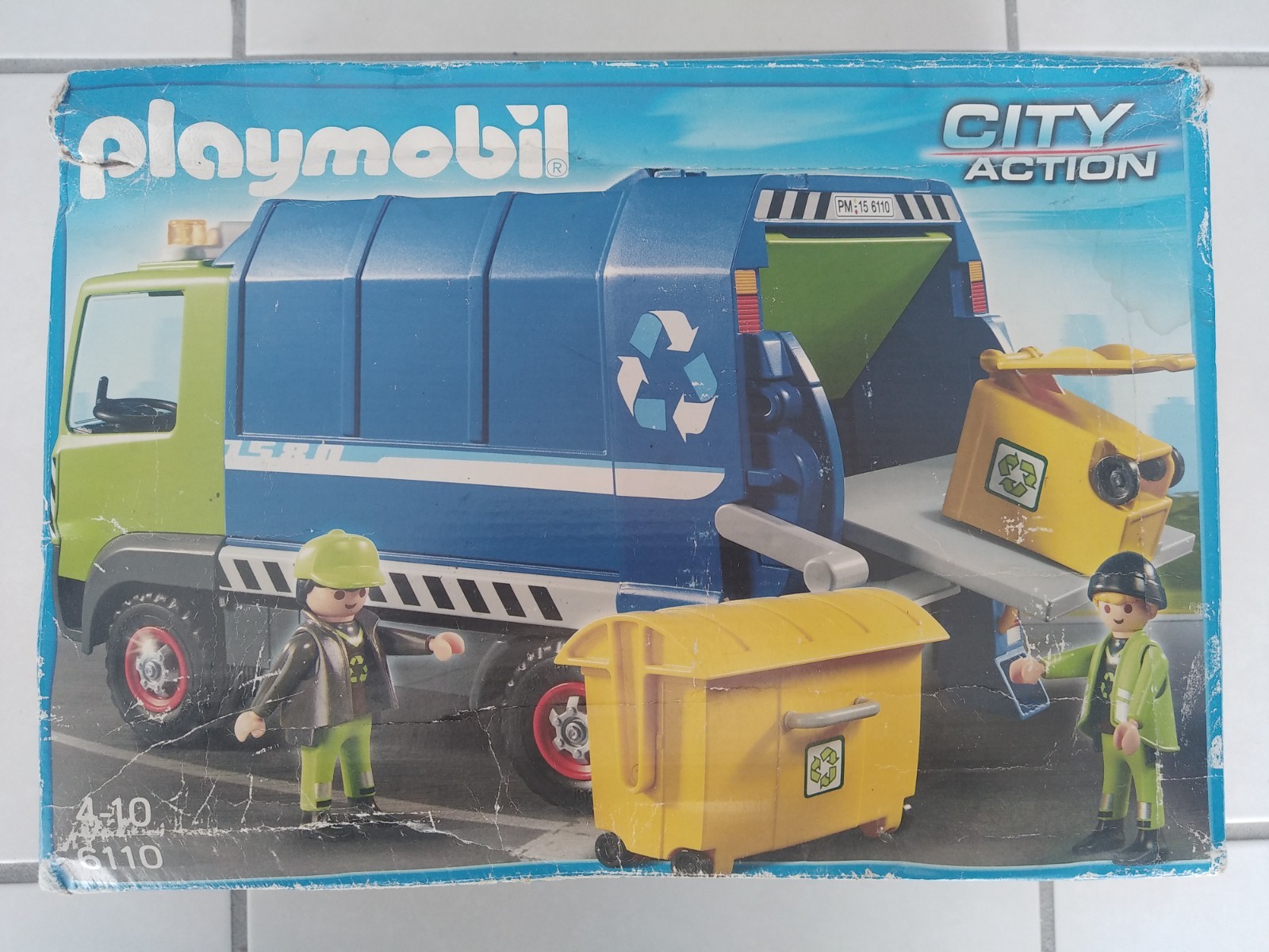 Camion poubelle PLAYMOBIL 6110 pour apprendre le tri sélectif en s'amusant