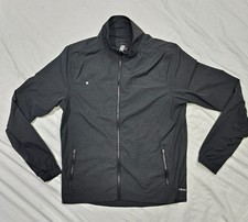 Vuori Venture Track Jacket Charcoal Grey Full Zip Lightweight Stretch Men's M