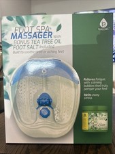Pursonic Foot Spa Massager with Tea Tree Oil Foot Salt Scrub
